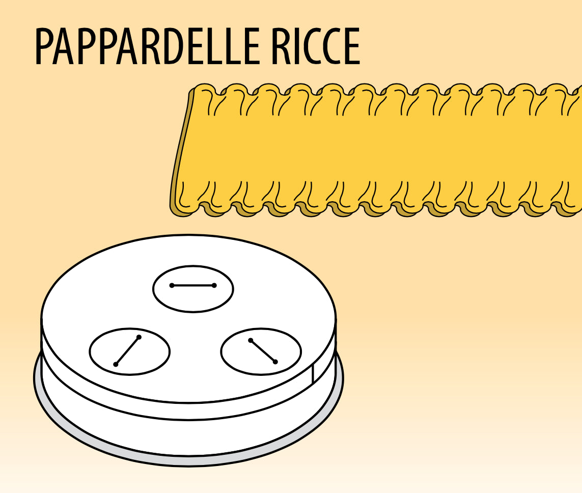 Pastaskive Pappardelle Ris 16 mm