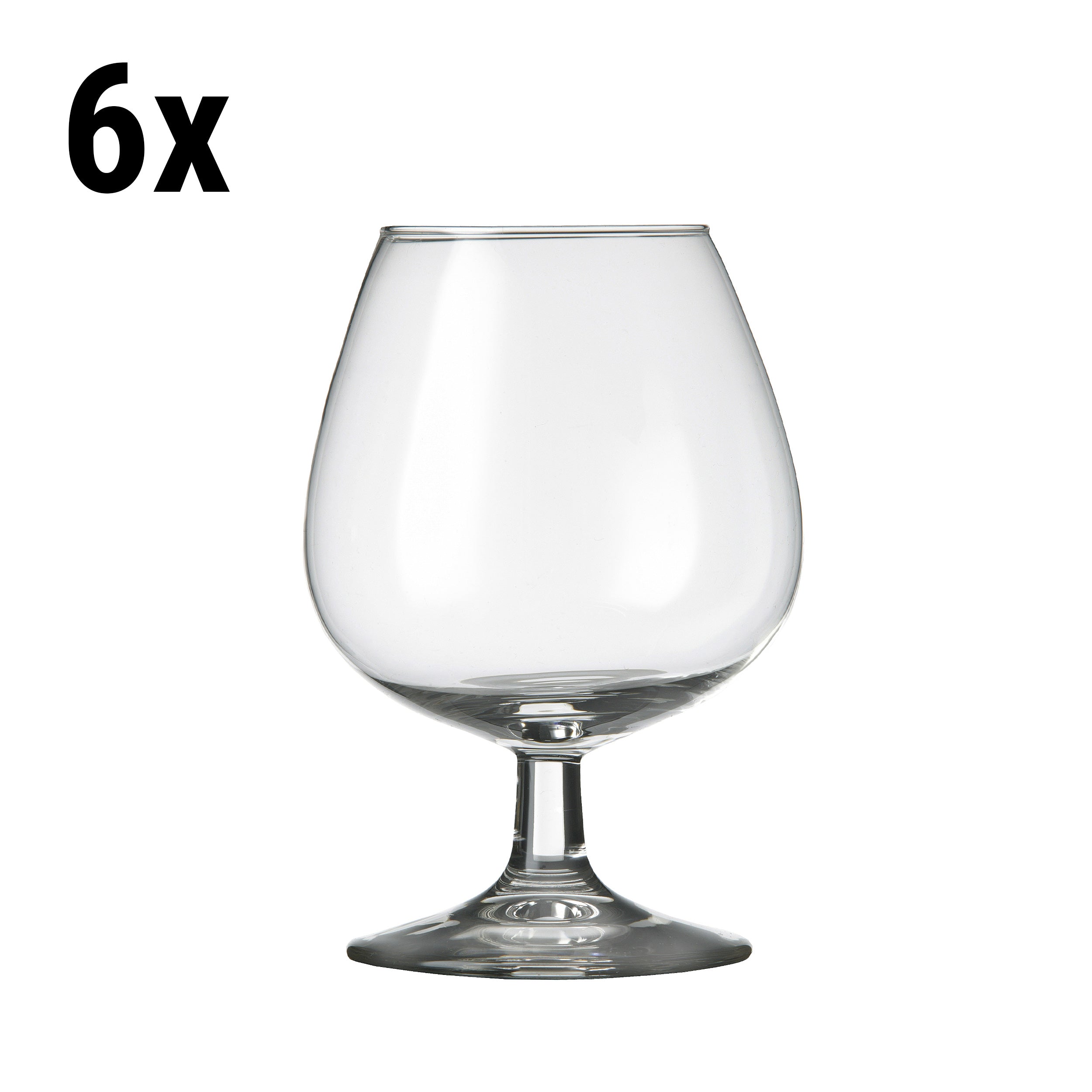 (6 stk.) Cognac glass - PARIS - 370 ml