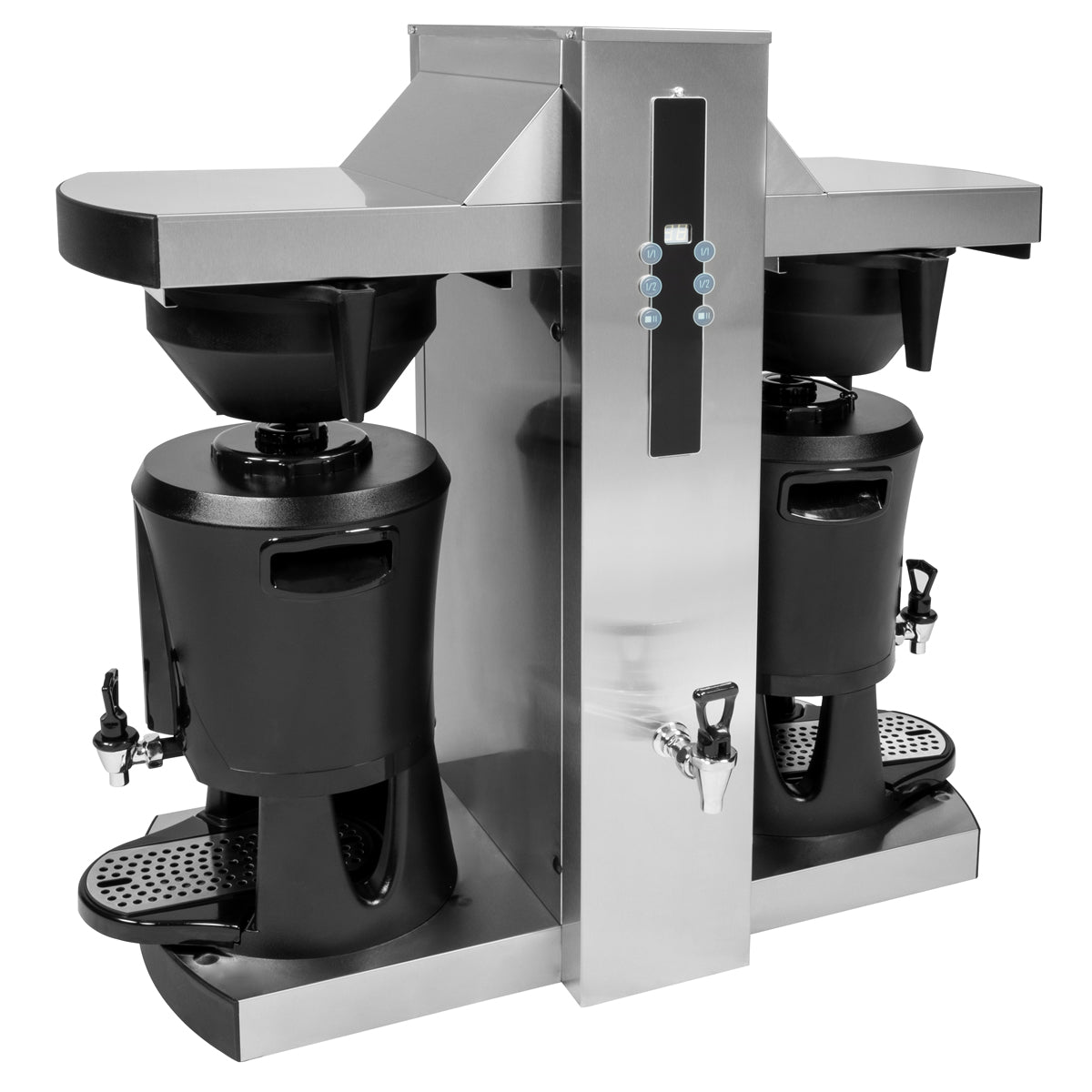 Filterkaffemaskin med varmtvannsdispenser - 2x 5 liter
