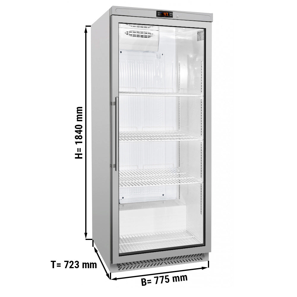 Kjøleskap - 590 liter - med 1 glassdører