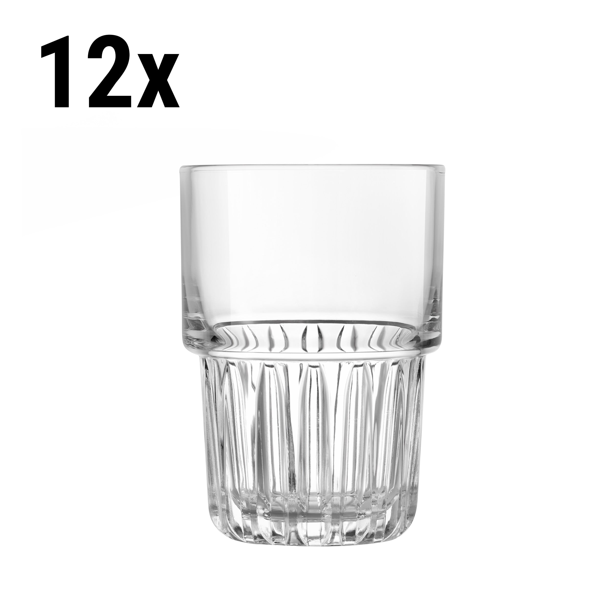 (12 stk.) Long drink Glass - TOKIO - 266 ml - Gjennomsiktig