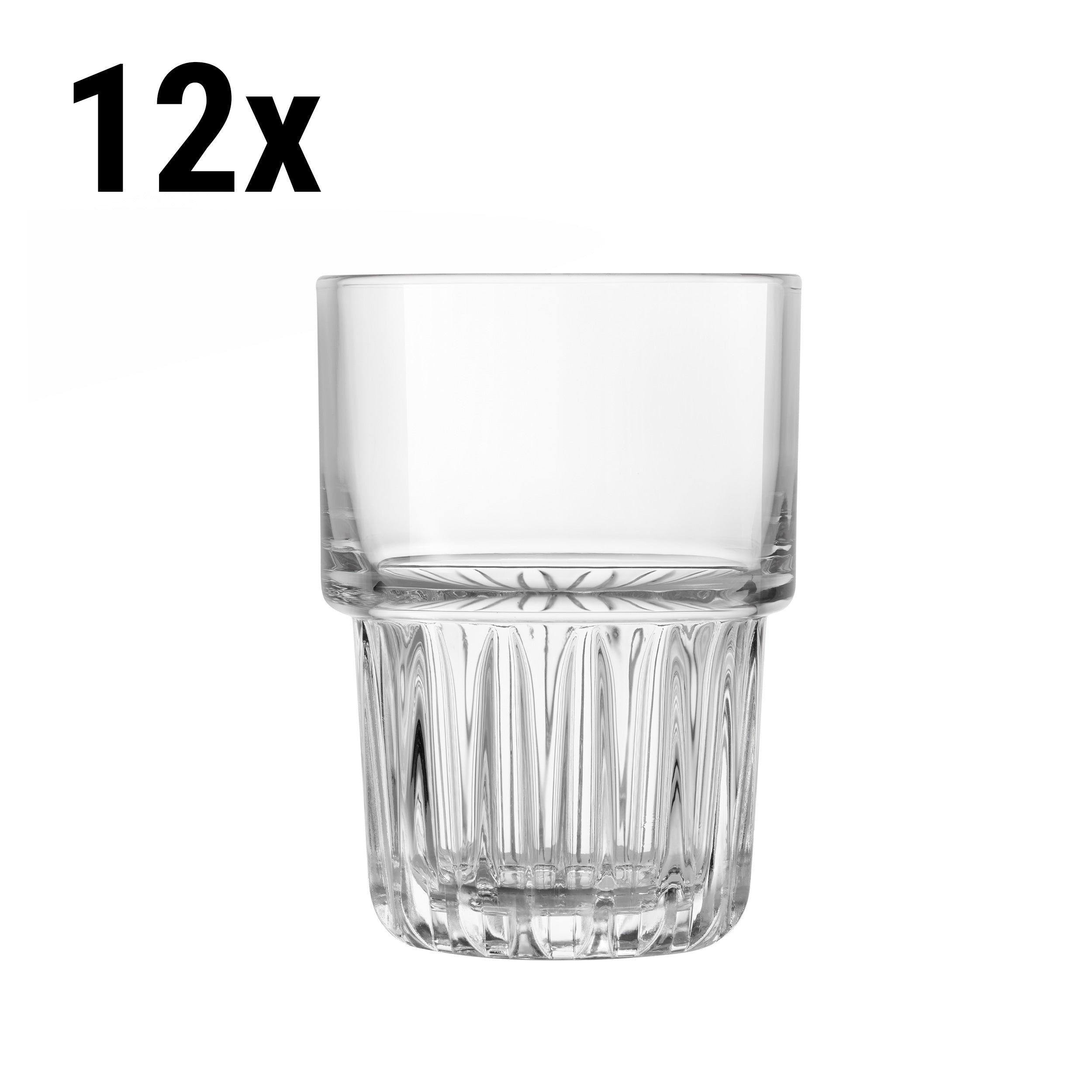 (12 stk.) Long drink glass - TOKIO - 355 ml - Gjennomsiktig