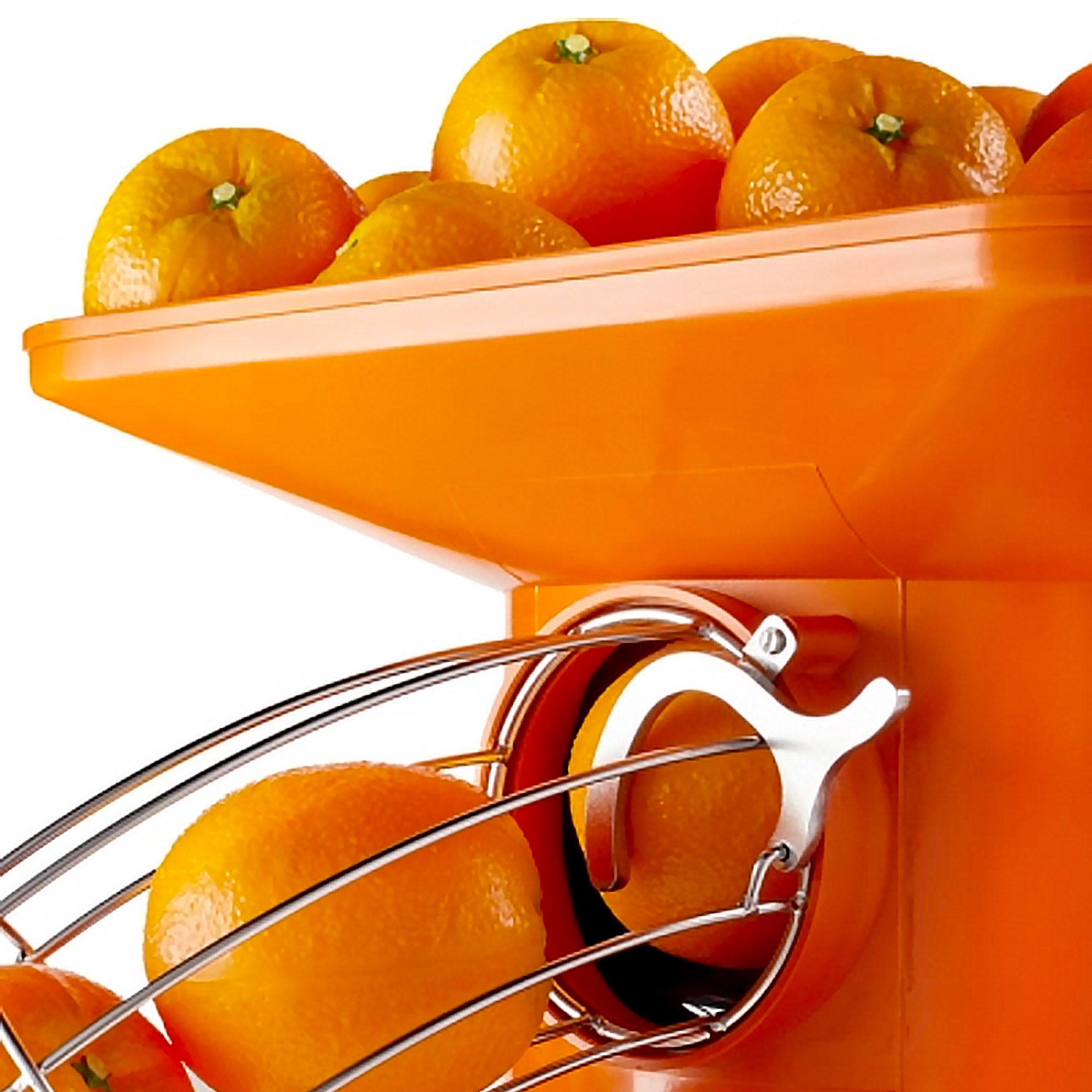 Elektrisk appelsinpresse - oransje - Automatisk parring - inkludert justerbar avløpskran