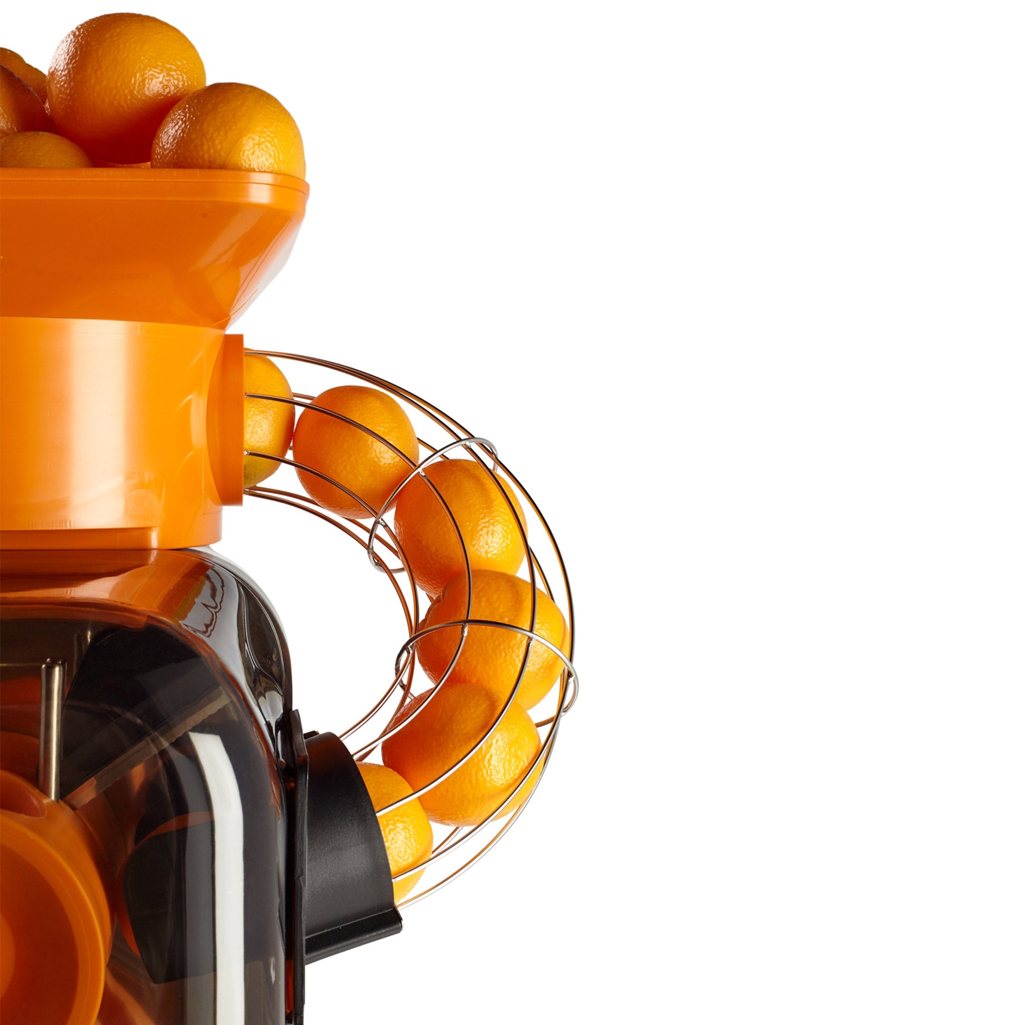 Elektrisk appelsinpresse - oransje - Automatisk parring - inkludert justerbar avløpskran