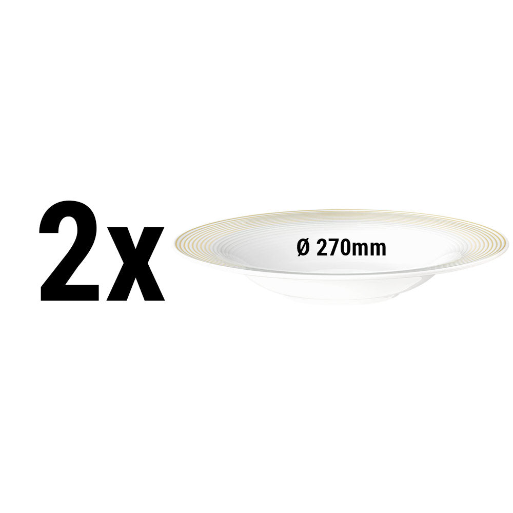 (2 Stykker) Seltmann Weiden - Dyp pasta tallerken- Ø 27 cm