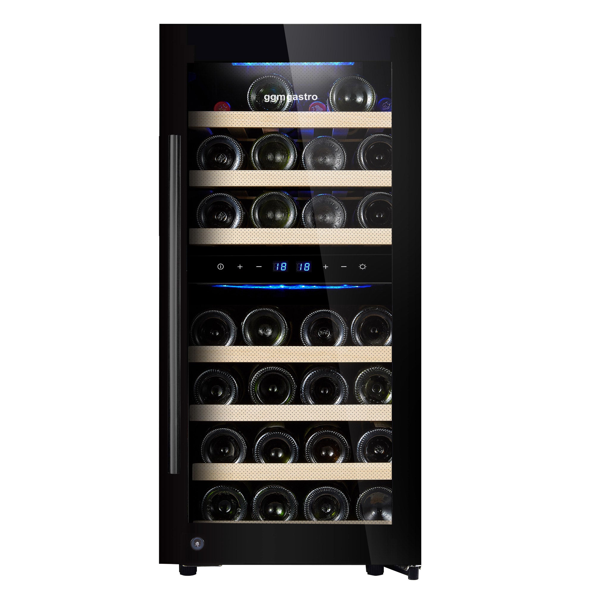 Vinkjøleskap - 2 klimasoner - 89 liter - maks. 33 flasker