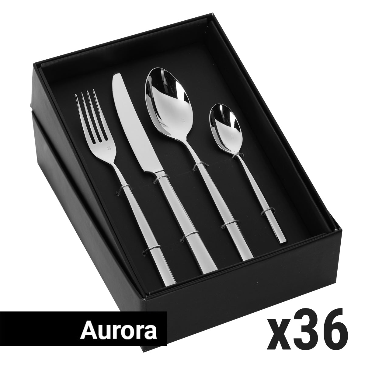 (144 stykker) Bestikksett Aurora - 144 stk. - For 36 personer