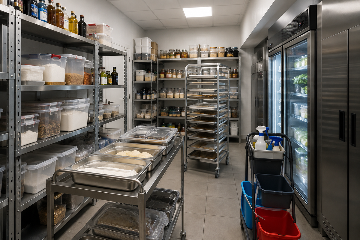Lagerutstyr til restaurant: Slik innreder du lageret | GGM Gastro
