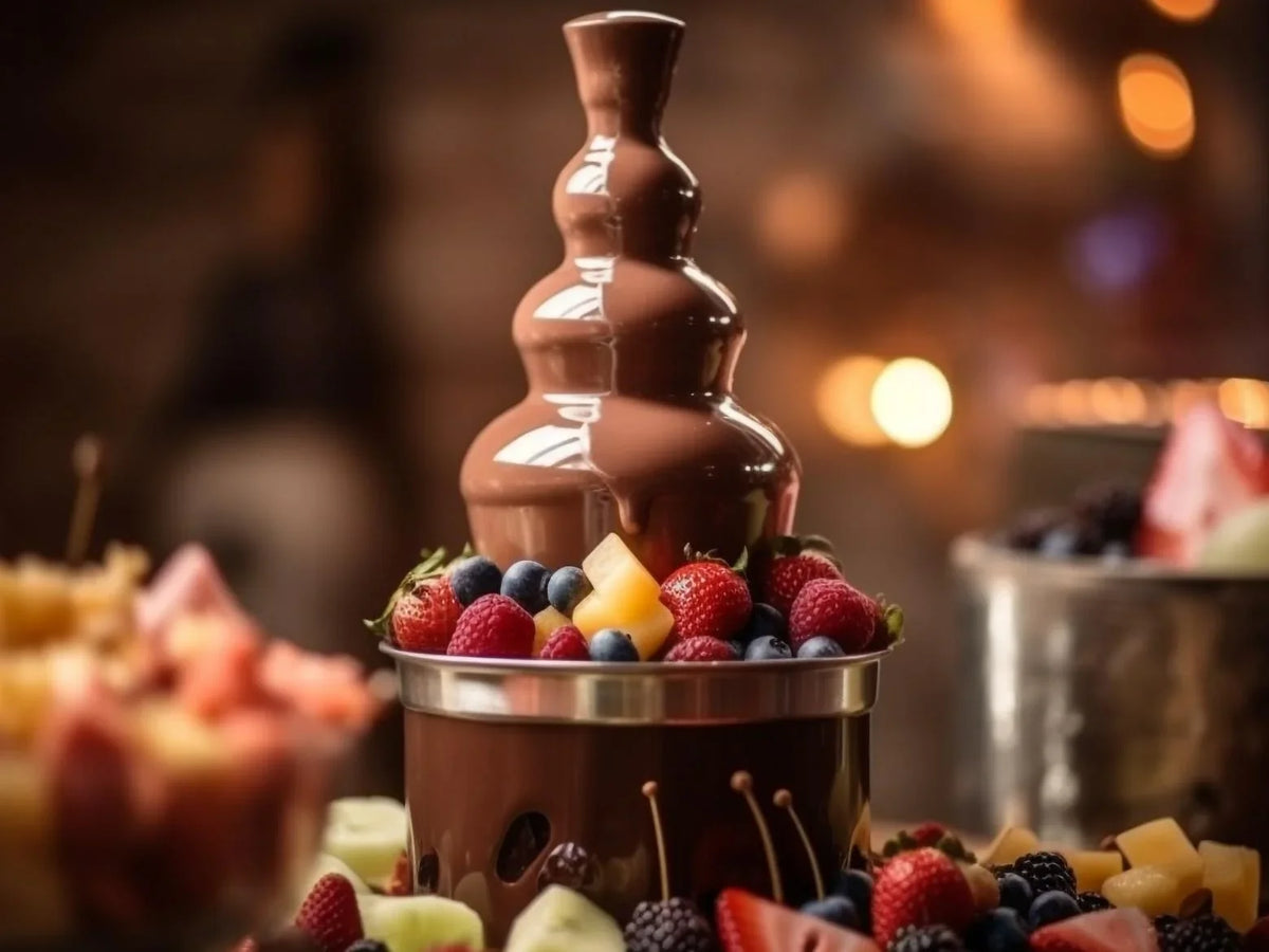 Sjokoladefontene til arrangement og buffet | GGM Gastro