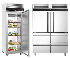 Kjøleskap/ Fryseskap i Rustfritt stål
