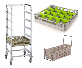 Hyller for glass og servise