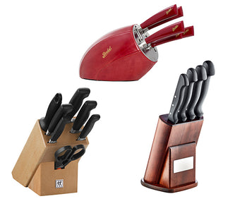 Knivblokker med kniv