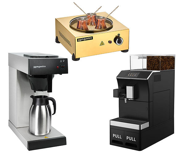 Helautomatiske kaffemaskiner og kaffetraktere
