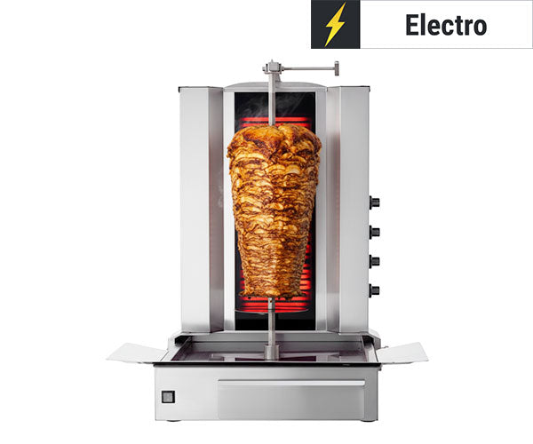 Elektriske kebabgriller - motor under