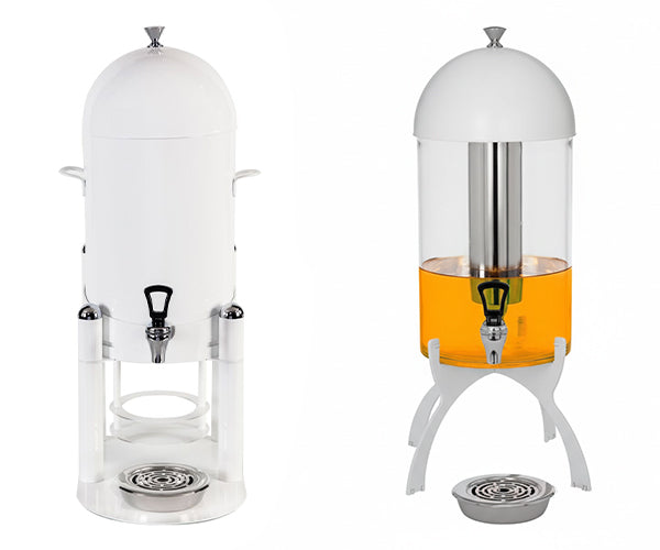 Juice-, melk- og kakaodispenser