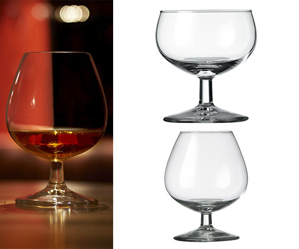 Cognac-, likør- og sherryglass