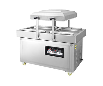 Vakuumforsegler med dobbeltkammer