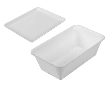 Presentasjonsfat hvitt