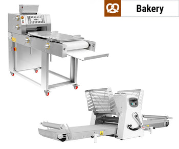 Kjevlemaskin med transportbånd