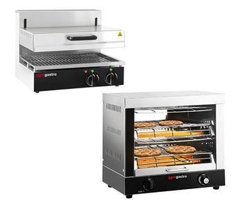 Salamandergriller / gratinatorer