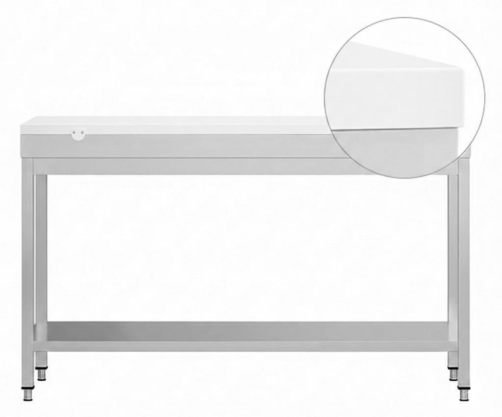 Bakebord - Plastplate hvit