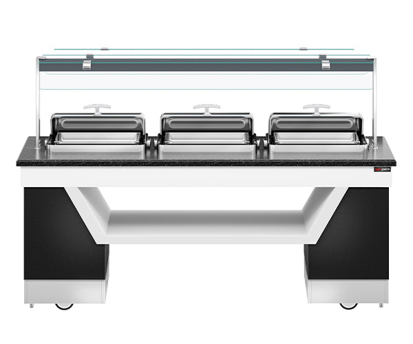 Buffetdisker med chafing dishes