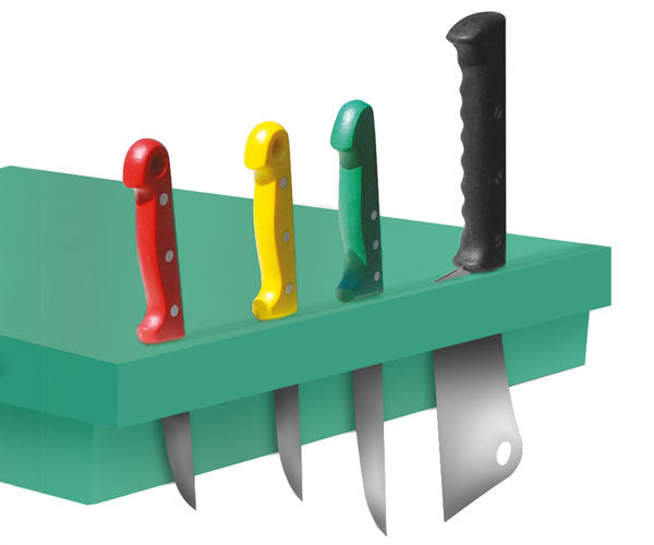 Knivholder for feste av skjæreplate