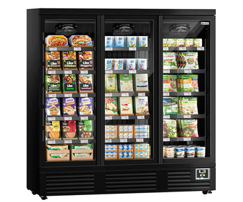 Veggmonterte kjølehyller med lukket side