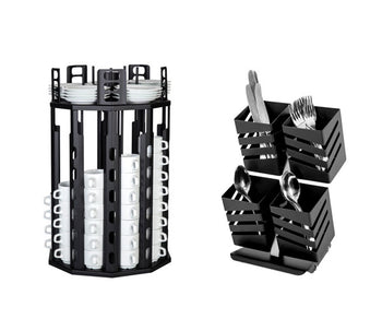 Bestikk- og porselensstativ