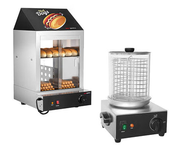 Pølse- og pommes frites-varmer