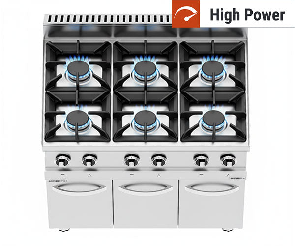 High Power gasskomfyr - GIUSEPPE - 600