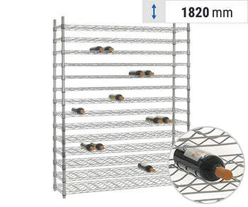 Vinhyller - forkrommet