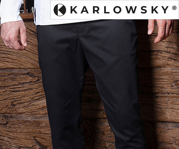 KARLOWSKY | Chinos for menn svart