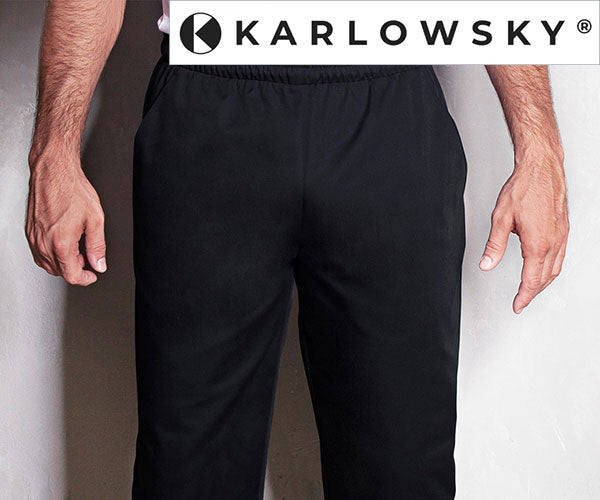 KARLOWSKY | Slip-on bukse Kaspar Svart