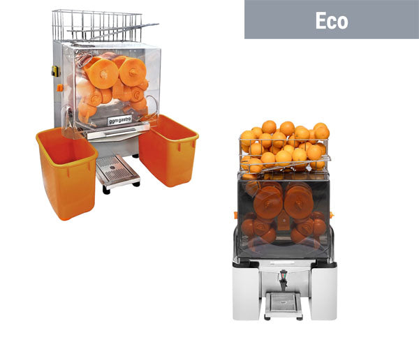 20 appelsiner/min - maks Ø 60-80 mm