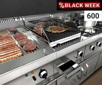 MARIO kokeapparat - rustfritt stål 600