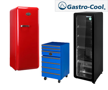 Design- og retrokjøleskap