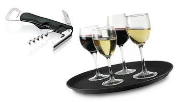 Serveringsbrett og servitørkniver