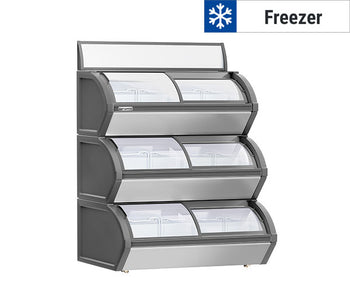 Veggmonterte dypfrysere - med hjul