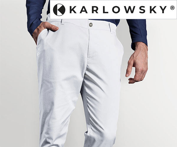 KARLOWSKY | 5-lommebukse for menn Hvit