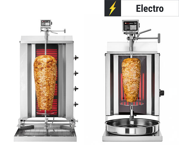Elektriske kebabgriller - toppmotor