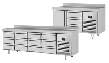 Kjølebord med 1/3 Skuffer