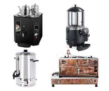 Te/vannkoker og varm sjokolade