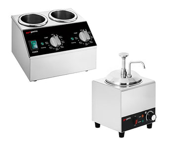 Oppvarmbar sausdispenser