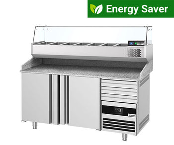 Kjølebord for pizza