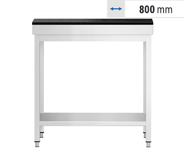 Arbeidsbord 800 - med benkeplate i granitt