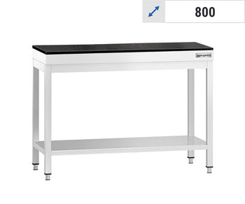 Arbeidsbord 800 - med benkeplate i granitt