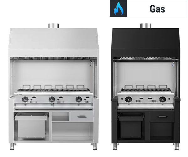 Gassgrill lukket 