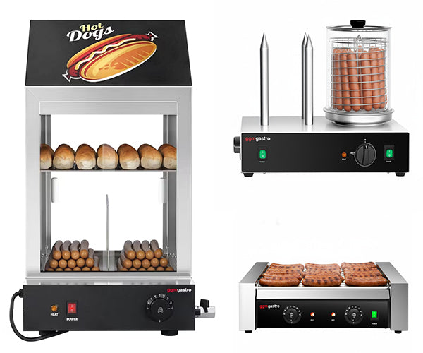 Pølsegrill / Bollevarmer og Tilberedningsstasjon