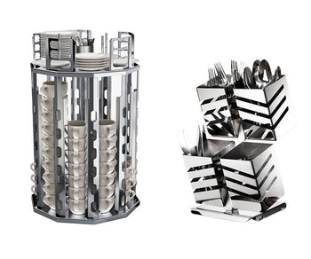 Bestikk- og porselensstativ